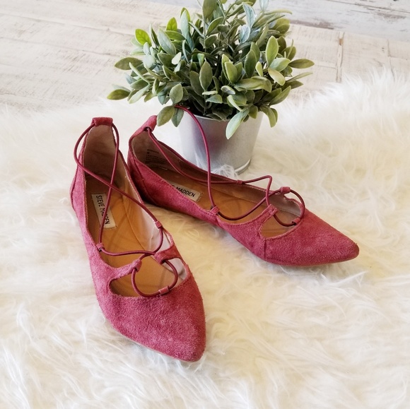 steve madden criss cross flats